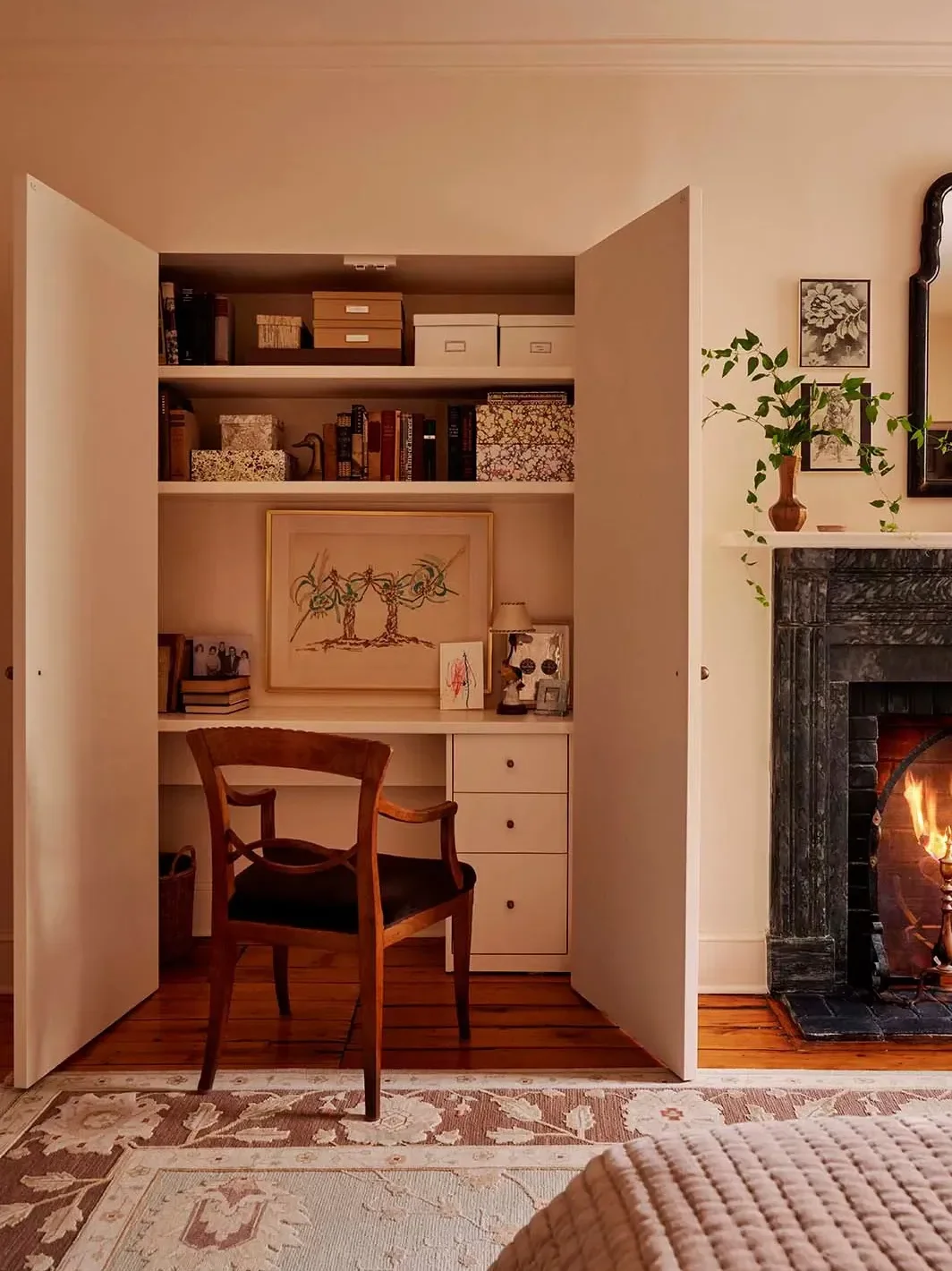 5 Inspiring Cloffice (Closet + Office!) Transformations - 2