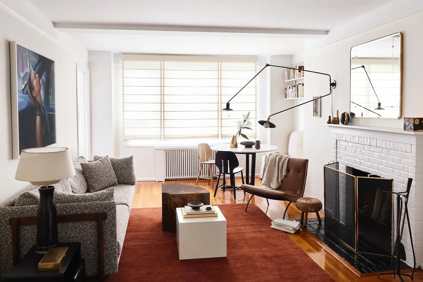7 Layout Tricks to Help You Squeeze a Dining Area Into a Small Living Room - 4