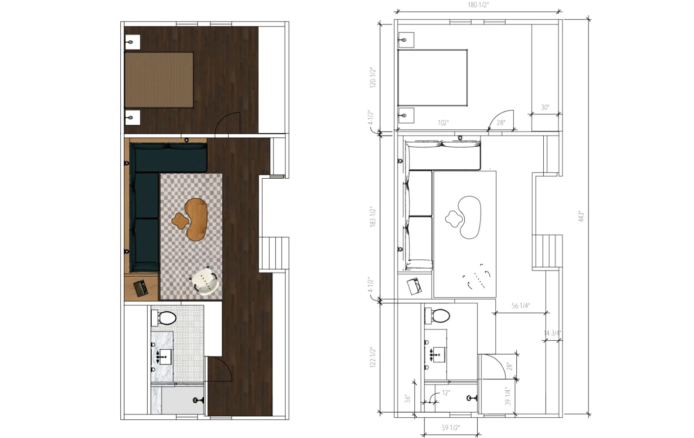 A Built-In Sofa Is the Ultimate Solution for an Awkward Layout - 3