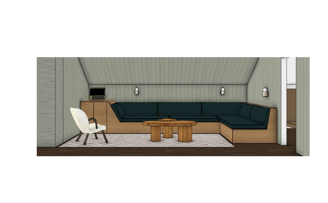 A Built-In Sofa Is the Ultimate Solution for an Awkward Layout - 5
