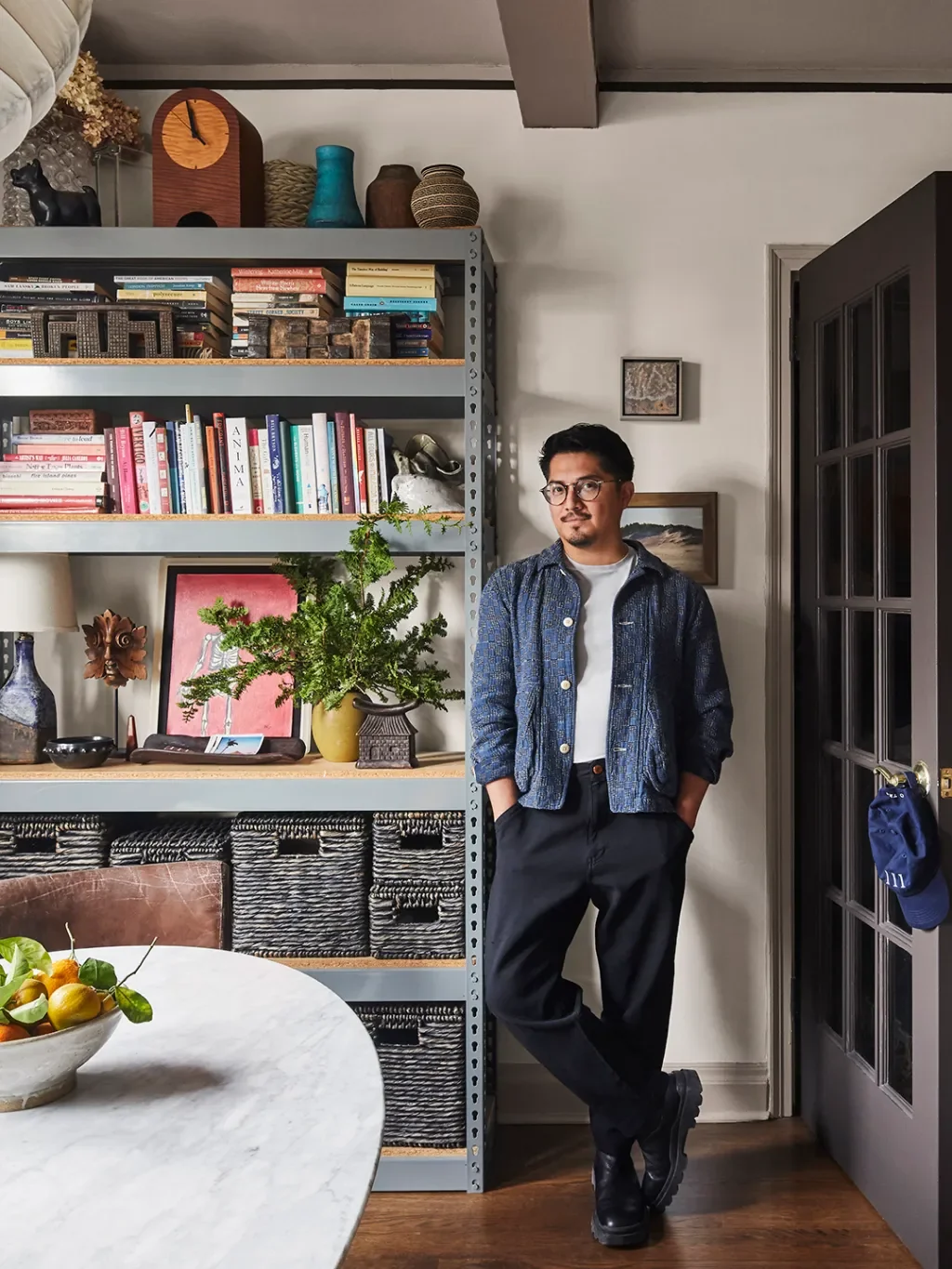 Celestial Charm Meets Bold Contrast—This 550-Square-Foot Studio Is a True Design Jewel Box