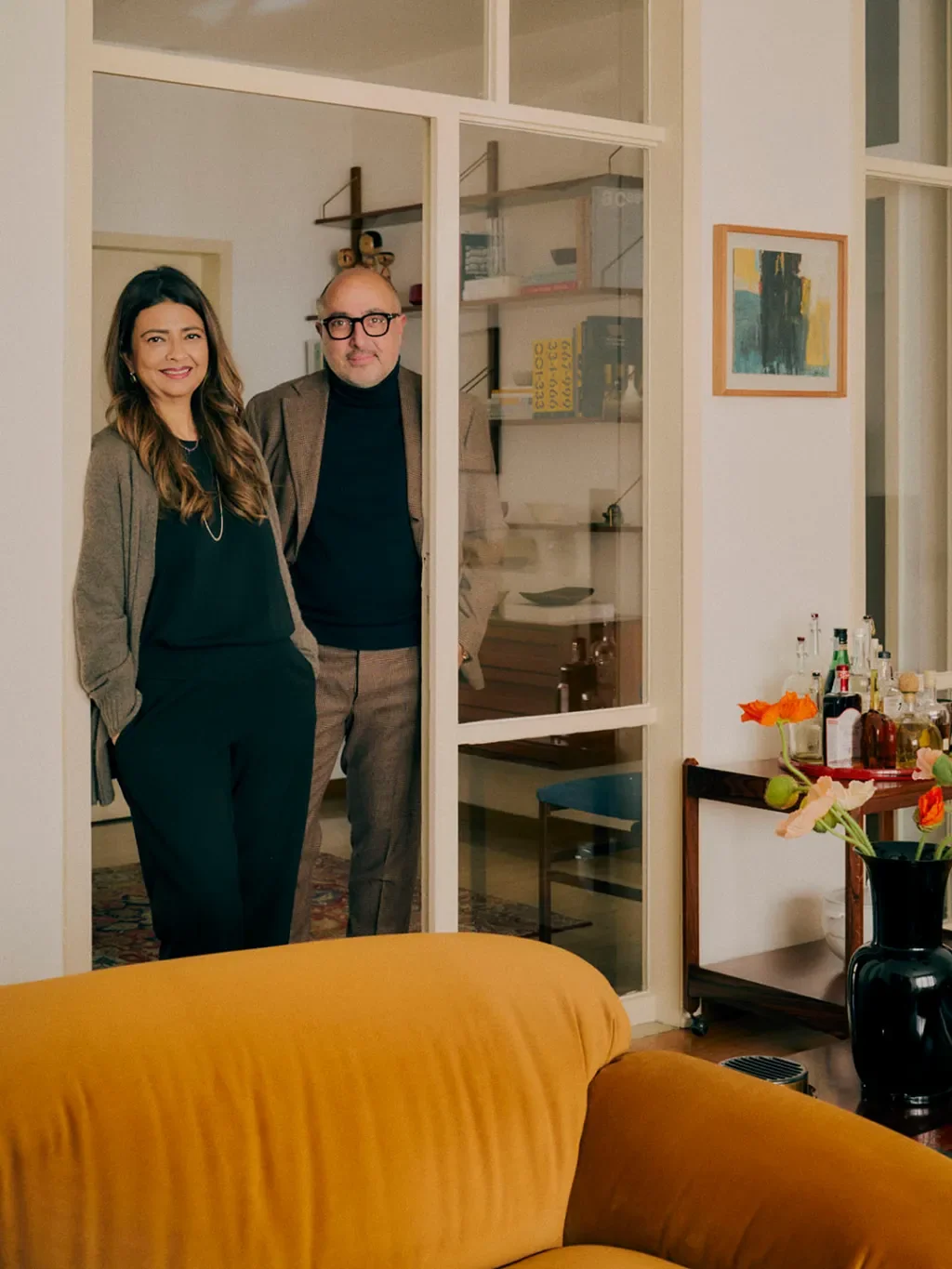 Inside a Milan Apartment Where Midcentury Heritage Meets a Designer’s Daily Studio Life