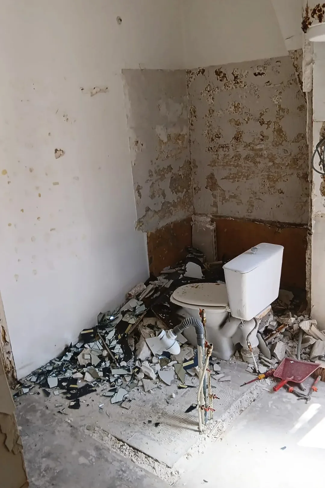 Before & After: Swimming Pool Tile Transforms This Petite Parisian Bathroom - 3