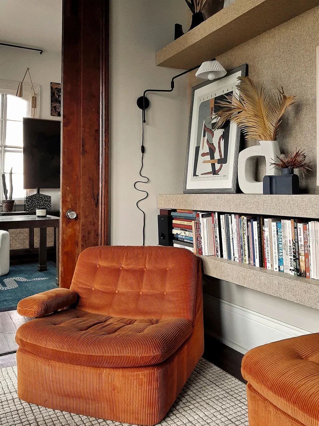 Don’t Hide Your Plug-in Sconce Cords—Squiggle Them Into a Design Moment