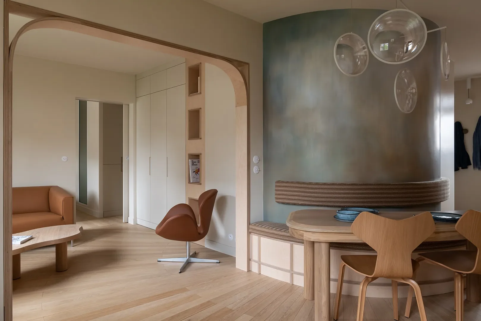 How a Paris Designer Turned an Awkward Curved Wall Into a Clever Kitchen Layout - 6