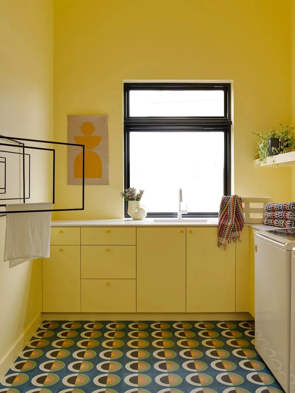 This Sculptural Laundry Drying Rack Doubles as Wall Art