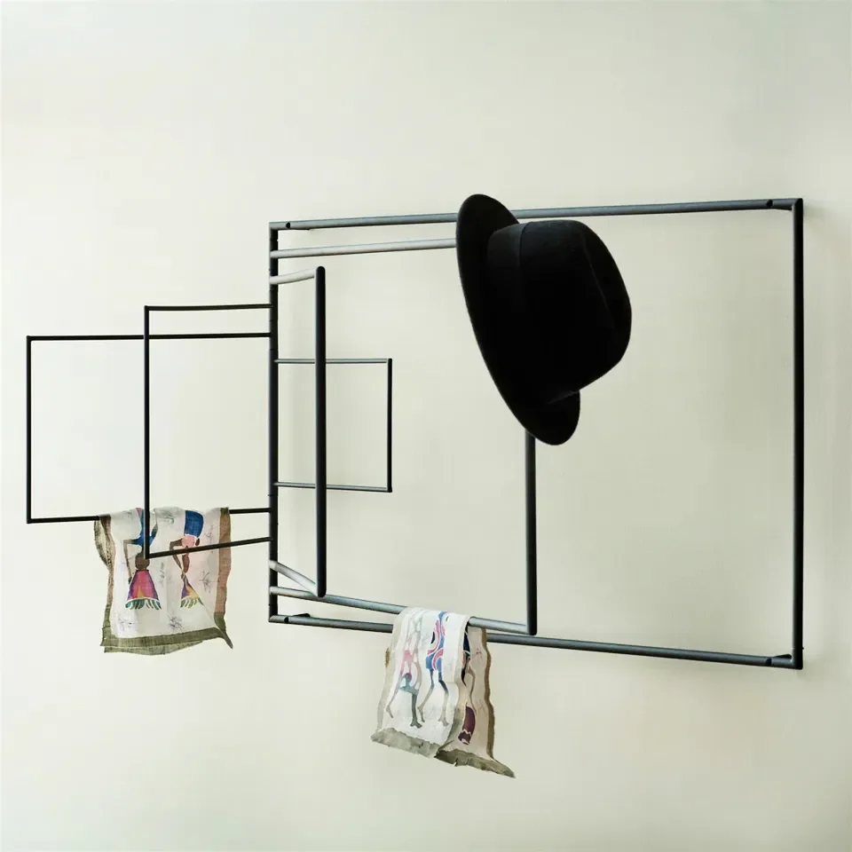 This Sculptural Laundry Drying Rack Doubles as Wall Art - 2